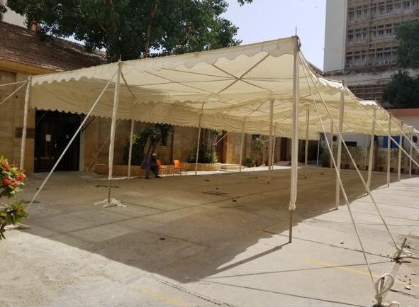 pakistani tent Shamiana with Frill 30x15 Ft | Event Tent Rahmengröße:50 cm - M Top Gear ~ Lamborghini hotBuy